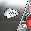 Kansas City Chiefs Chrome Auto Emblem