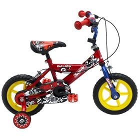 Sonic Kap-Pow Boys Bike - Red/Blue, 12-Inch
