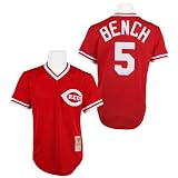 Johnny Bench Cincinnati Reds Mitchell & Ness Authentic 1983 Batting Pratice Jersey