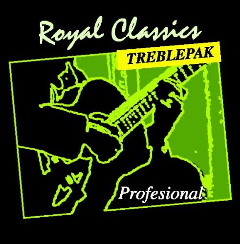 Royal Classics RC10T Professional Nylon Guitar String Treblepak, High Tension