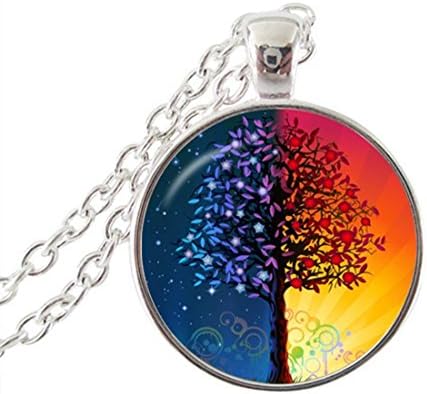 Sweet Brownie TREE of life pendant necklace long chain vintage necklaces TREE statement necklace women