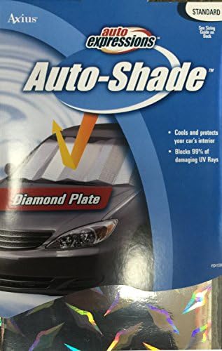 Auto Expressions Auto-Shade Reflective Sunshade Windshield Auto Shade Dash Protector by Throttle Muscle