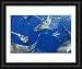 Framed Print of Remote underwater video camera records cage diving with Galapagos sharks,... from Specialist Stock