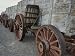 Borax Wagons Used by the Famous 20-Mule-Team at Harmony Borax Works Photographic Poster Print by Gordon Wiltsie, 64x48