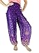 CandyHusky Elastic Waist Loose Fit Baggy Gypsy Hippie Boho Yoga Harem Pants