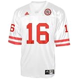 adidas Nebraska Cornhuskers #16 White Replica Football Jersey