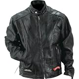Diamond Plate Leather Motorcycle JACKET- 4X