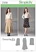Simplicity Sewing Pattern 2058: Misses' and Plus Size Amazing Fit Skirt, Bb (20w-28w)