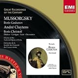 Modest Mussorgsky: Boris Godunov [Boris Christoff, Evelyn Lear, Dimitr Ouzounov, Anton Diakov, John Lanigan; Chorus of the National Opera of Sofia; Orchestre de la Societe des Concerts du Conservatoire; Andre Cluytens]