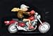 joe bar team eva nikessba yamaha 5.35 virago bike and figure 1.18ish scale hand painted model_s-1
