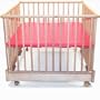 4 Sided Foldable Playpen - Red Deck with Red Pad by Kettler