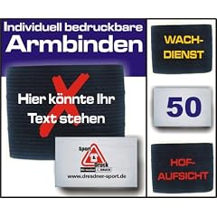Armbinde bedruckt mit IHREM INDIVIDUELLEM TEXT
