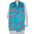 Printed Scarves Linen Womens Accessory Rectangular 24 x 74 inches