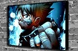 Animated Anime Naruto MDF Wood Mount Print ActionSize:16 x 12 (40 x 30 cm Approx)