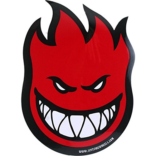 Spitfire Wheels Flaghead Fireball Skateboard Sticker - USA / US Flag skate board flame fire skate skateboarding sk8 stars and stripes
