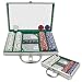 Best Quality 200 Chip Texas Hold'Em Set w/Clear Cover Aluminum Case
