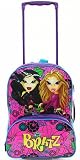 Bratz Kids Pink & Purple Rolling Backpack School Bag With Wheels