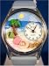 Beach Shells Silver Watch