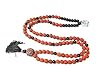 Rudraksha Mala Beads Black Onyx 108 Prayer Meditation Rosary Necklace, Gift Idea