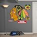 Fathead NHL Chicago Blackhawks Chicago Blackhawks: Logo - Giant Officially Licensed NHL Removable Wall Decal - 64-64314