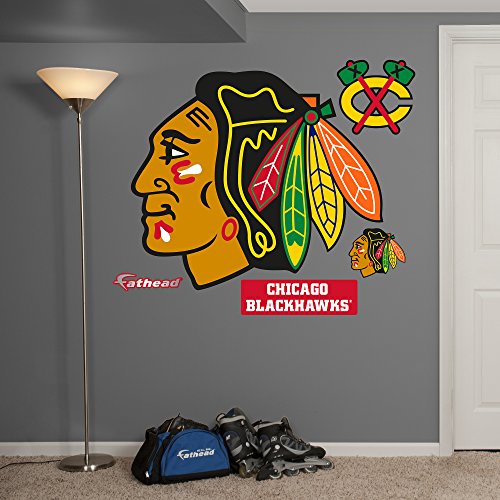 Nhl Chicago Blackhawks Logo Fathead Wall Decal Real Big Import