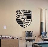 Wall Mural Vinyl Sticker Car Porsche Logo Sport 022