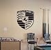 Wall Mural Vinyl Sticker Car Porsche Logo Sport 022