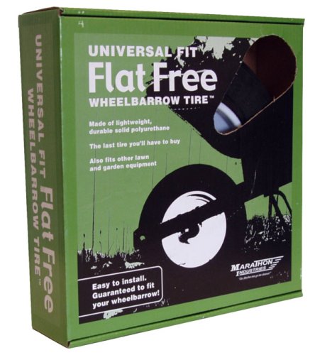 Marathon Industries Flat Free Wheelbarrow Tire #00265