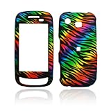 Rubberized Black Blue Green Yellow Pink Purple Rainbow Zebra Snap on Design ....