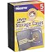 Memorex DVD-Video Movie Cases (5-Pack)