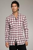 Diesel Black Gold Silvian-Check Red Shirt