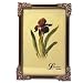 Lavender With Floral Enamel Corners 5x7 Picture Frame