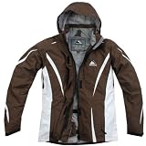 COX SWAIN TITANIUM Damen Multifunktionsjacke ASPEN, Farbe: Brown/White, Groesse: M