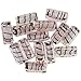 Baby Pink Square Silver Foil Murano Glass Bracelet