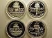 Liberty Dollar Mint Set - Four Proofs by NORFED - 999 Fine Silver