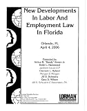 Books : New Developments In Labor And Employment Law