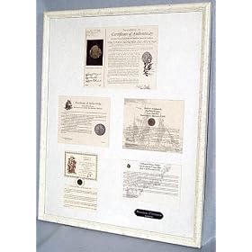 Matted and Framed Real Sunken Treasure Coin Artifacts From Several Historic Ship Wrecks: A...