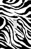 Jagged Zebra Skin Print Decorative SwitchplateCover