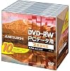 三菱化学メディア DVD-RW DATA用 4.7GB 10枚パック