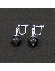 Toy: Clip On - Black Onyx Fusion Potara Earrings DragonballZ Anime Cosplay Accessory - Tama Industries Inc.