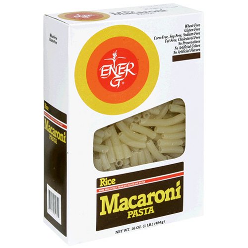 Ener-G Foods Rice Macaroni, 16-Ounce Boxes (Pack of 12)