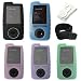 SanDisk Sansa Connect MP3 Video Player Premium Silicone Skin Case Cover with Belt Clip and 14