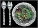 Arthur Court Bunny 3-Piece Salad Serving Set