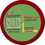 Garnier Fructis Play Style Pliable Clay, Strong - 2 oz (57g) (3 Pack)