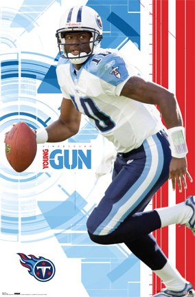 NFL Poster Vince Young # Tennessee Titans