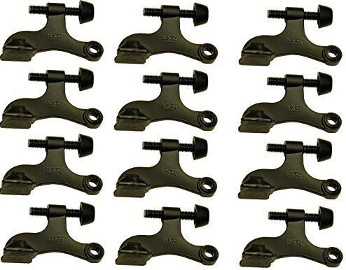 Nuk3y Hinge Pin Oiled Rubbed Bronze Heavy Duty Door Stop (12-Pack) by Nuk3y