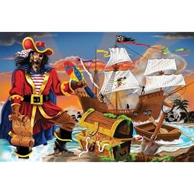Click here to buy Melissa and Doug Pirate's Bounty 100 pc Floor by Melissa & Doug.
