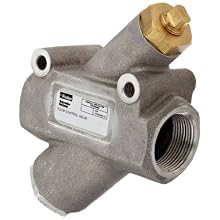 Parker 032501250 3250 Series Aluminum Inline Flow Control Valve, 1-1/4" NPTF, 250 psi, Standard Adjustment