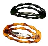 Vidal Sassoon VS11024 Large Oval Open Center Barrette (2 Barrettes)