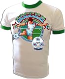 Vintage Soccer Football World Cup Adidas style Jersey iron-on t-shirt, small